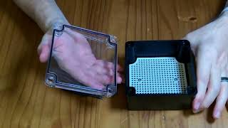 Unboxing: waterproof junction box 4.9 x 4.9 x 3inch(125x125x75mm)  $10
