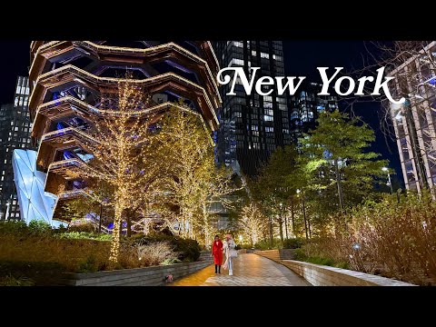 NYC LIVE: Winter Walk in Manhattan ❄️ Hudson Yards, High Line & West Side Waterfront