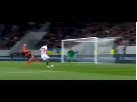 Gol Vitolo partido Shaktar vs Sevilla 28-04-2016 Europa League