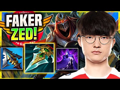 FAKER IS READY FOR ZED! - T1 Faker Plays Zed Mid vs Anivia! | Season 11