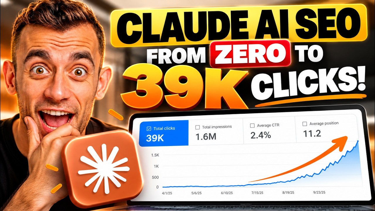 Claude AI SEO Case Study From ZERO to 39,000 Clicks!