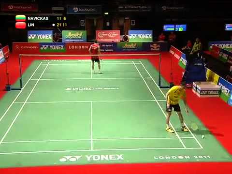 [2011 World Championship MS-R1] Lin Dan vs Kestutis Navickas [7]