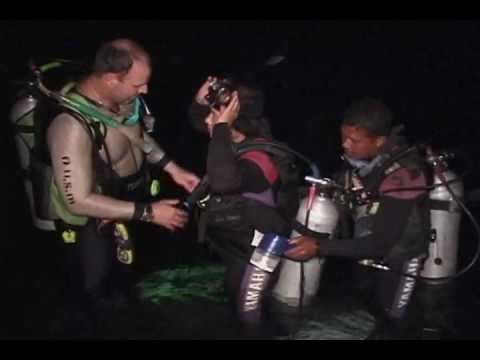 Scuba Diving Night-Dive at MOLAS BEACH  MANADO SULAWESI INDONESIA ナイトダイブ モラスビーチ マナド スラウェシ島 PART-1