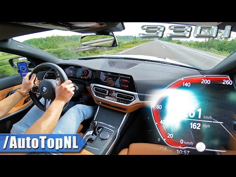BMW 3 Series G20 330i TOP SPEED on AUTOBAHN [NO SPEED LIMIT] by AutoTopNL