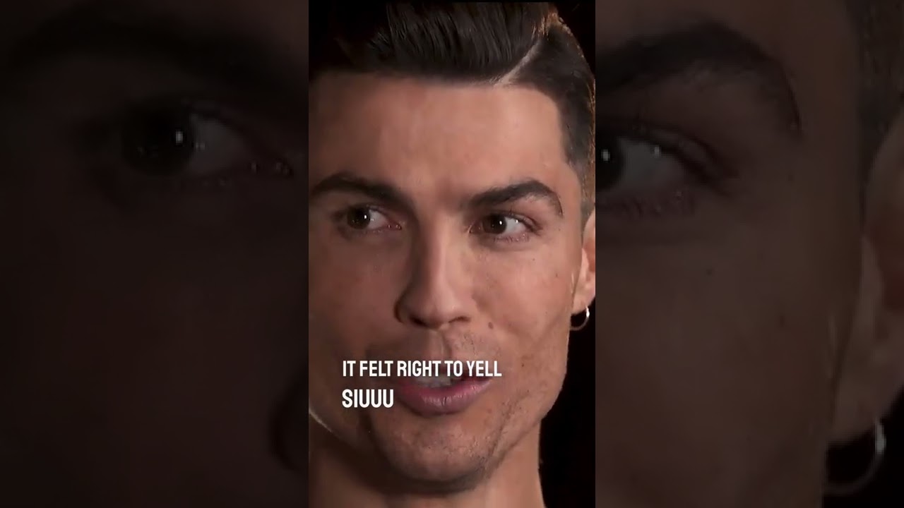 Why does Cristiano Ronaldo say SIUUU