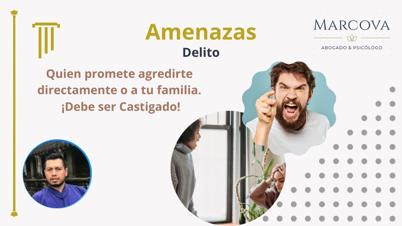 Watch ¿Qué es el Delito de Amenazas / Ofensas / Insultos / Condición de Hacerme Algo / Amedrentarme Now ¿Qué es el Delito de Amenazas / Ofensas / Insultos / Condición de Hacerme Algo / Amedrentarme