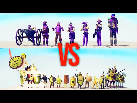 SHIELD TEAM vs GUNNER TEAM #21 | TABS - Totally Accurate Battle Simulator