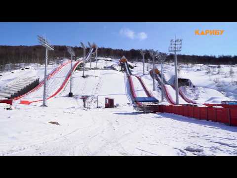 Новый трамплинный комплекс для круглогодичных тренировок в Магадане посетил Юрий Трутнев