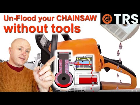 Unflood your Chainsaw | With or without Tools.  (by Craig Kirkman)