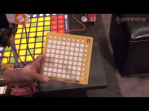 GOLD Novation LaunchPad and LaunchKey Mini First Look - NAMM 2014