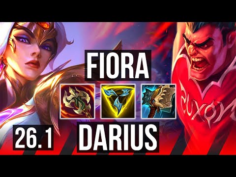 FIORA vs DARIUS (TOP) | KR Master | 26.1