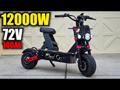 This is INSANE the World's BIGGEST BATTERY E-scooter K13 Ultra UNBOXING!