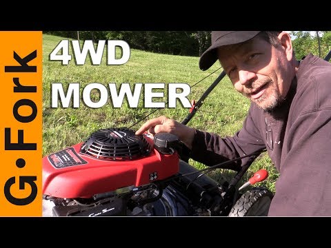 A 4WD Mower? Yes - Troy-Bilt Walk Behind Self Propelled Lawnmower Review - GardenFork