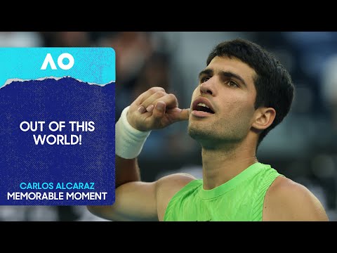 Carlos Alcaraz Somehow Makes Impossible Shot | Australian Open 2026