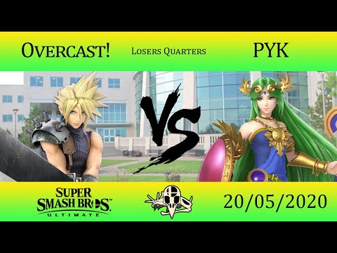 Overcast! (Cloud, DK, Diddy) vs. PYK (Palutena, Lucina) - Losers Quarters - Pile O' Bones 2.2