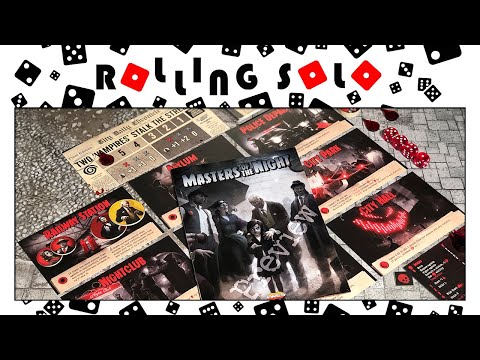 Masters of the Night | Kickstarter Preview | Solo Playthrough | How To Setup