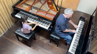 Daddy Daughter "Furious Piano Duet" with Apogee HypeMiC