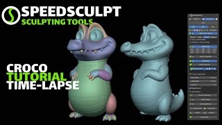 Create a cartoon character with Speedsculpt - Time lapse