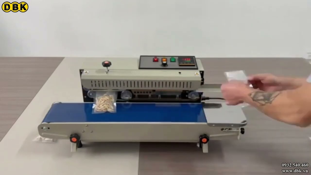 Video Máy hàn miệng túi liên tục FRD-1000W (in date mực) - Máy hàn miệng túi liên tục FRD-1000W (in date mực)