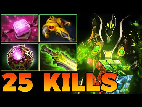 25 Kills Match Winner MVP Rubick !! Rubick Dota 2 Mid Lane Carry Gameplay Build Support Guide 7.39