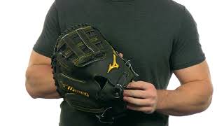 Video thumbnail: Mizuno Pro Limited Edition Series: GMP300BK First Base Mitt