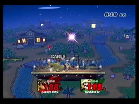 Cable(DK) vs. SlikVik (Wario) 1