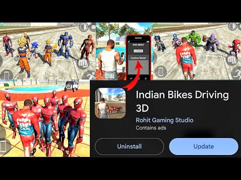 🎮 Indian Bike Driving 3D NEW Custom Character & Sky Swimming Update! Secret Features Explained 🔥