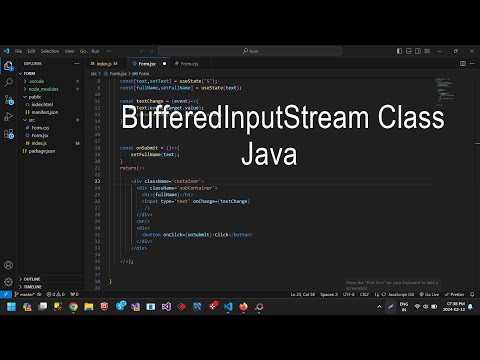 Java Bufferedinputstream Class Program To Implement Bufferedinput Stream Class Read Data From File