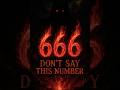 666: The Devil’s Number? #666 #Shorts #CursedNumber #Mystery #UnluckyNumber