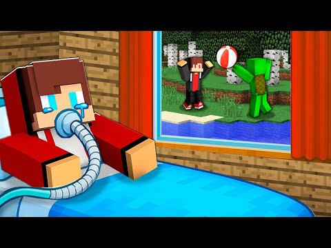 JJ is Sick but Mikey Doesn't Care in Minecraft! Maizen