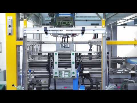 Linha de embalagem da Schubert para manuseio automatizado de croissants e doces dinamarqueses