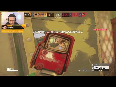KRL GCZAO, MAS TAVA COM O MONITOR DESLIGADO? KKKKK - MELHORES MOMENTOS RAINBOW SIX