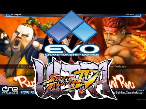 EG Ricky Ortiz (Rufus) VS Hori Sako (Evil Ryu) EVO 2014 Ultra Street Fighter IV TOP8 Finals