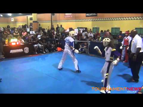 Team Kiraly vs Team Straight Up 2 Round 1 Women's Team Fighting at US Open 2014