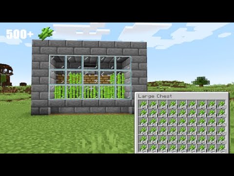 Unbelievable Minecraft Sugar Cane Farm - How To Build It In 1.19.3!