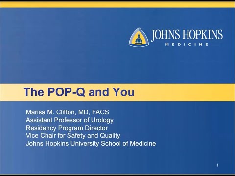 4.14.2020 Urology COViD Didactics - Pelvic Organ Prolapse: Evaluation and Management