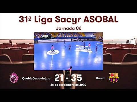 31ª Liga Sacyr ASOBAL J06: Quabit Guadalajara - Barça 21-35