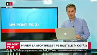 BILETUL ZILEI SPORTINGBET: Vinerea este rezervata profitului!