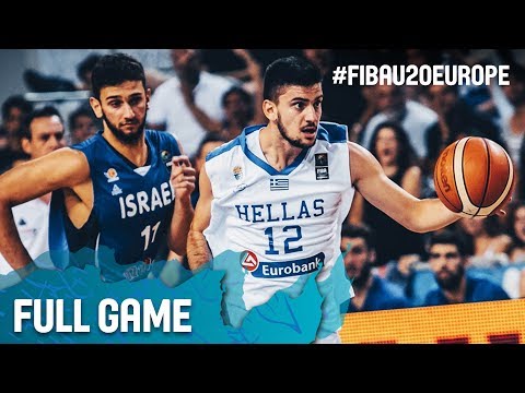 Баскетбол Greece v Israel — Full Game — Final — FIBA U20 European Championship 2017