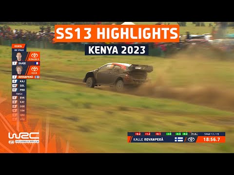 SS13 STAGE HIGHLIGHTS | WRC Safari Rally Kenya 2023