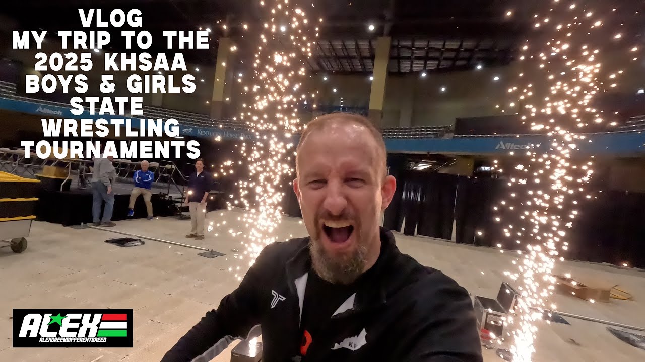 VLOG - My Trip to the 2025 KHSAA Boys &amp; Girls State Wrestling Tournaments