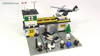 🔄 LEGO classic Town 381 / 588 Police Headquarters from 1978 review! re upload 20140411
