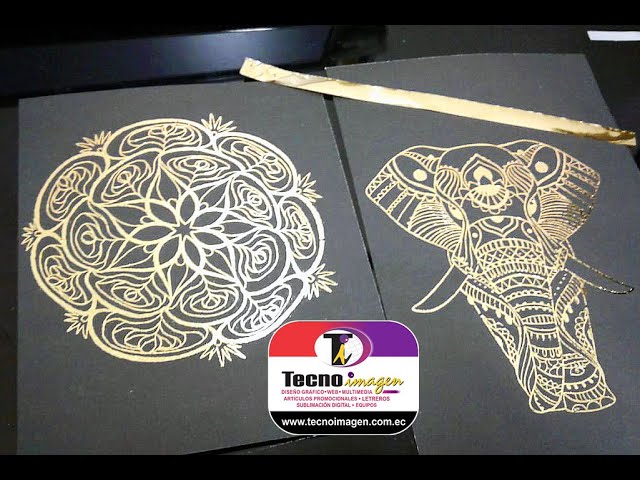 Vídeo relacionado con SUPERFINDINGS 1 rollo de lámina reactiva con tóner dorado 16,4 ft x 7,7 pulgadas Lámina metálica de transferencia Hojas de transferencia de papel para impresora láser + laminadora Manualidades DIY