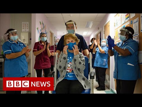 90歲的婦女，在英國第一個接受Covid疫苗推廣 - BBC News (Woman, 90, first to receive Covid vaccine in UK rollout - BBC News)