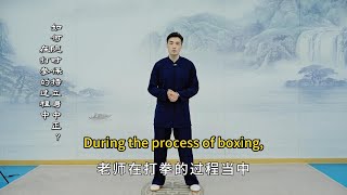 在打拳的过程中如何随时保持立身中正，一条视频告诉你 #太极拳精编七式 #7天学会1套太极拳 #太极拳