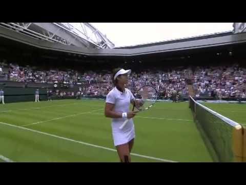 Li Na beats Paula Kania - Wimbledon 2014