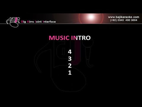 Chahe Aaj Mujhe Na Pasand Karo - Video Karaoke Lyrics - Mukesh by Bajikaraoke