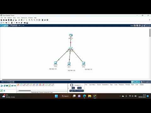 Inter VLAN Routing in Cisco Packet Tracer Router on a Stick
