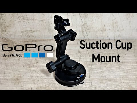 Prisisiurbiantis kameros laikiklis GoPro Suction Cup (AUCMT-302) video