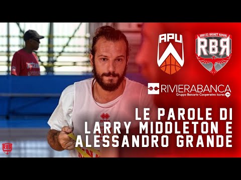 Old Wild West Udine-Rivierabanca Rimini, pre partita con coach Middleton e Alessandro Grande